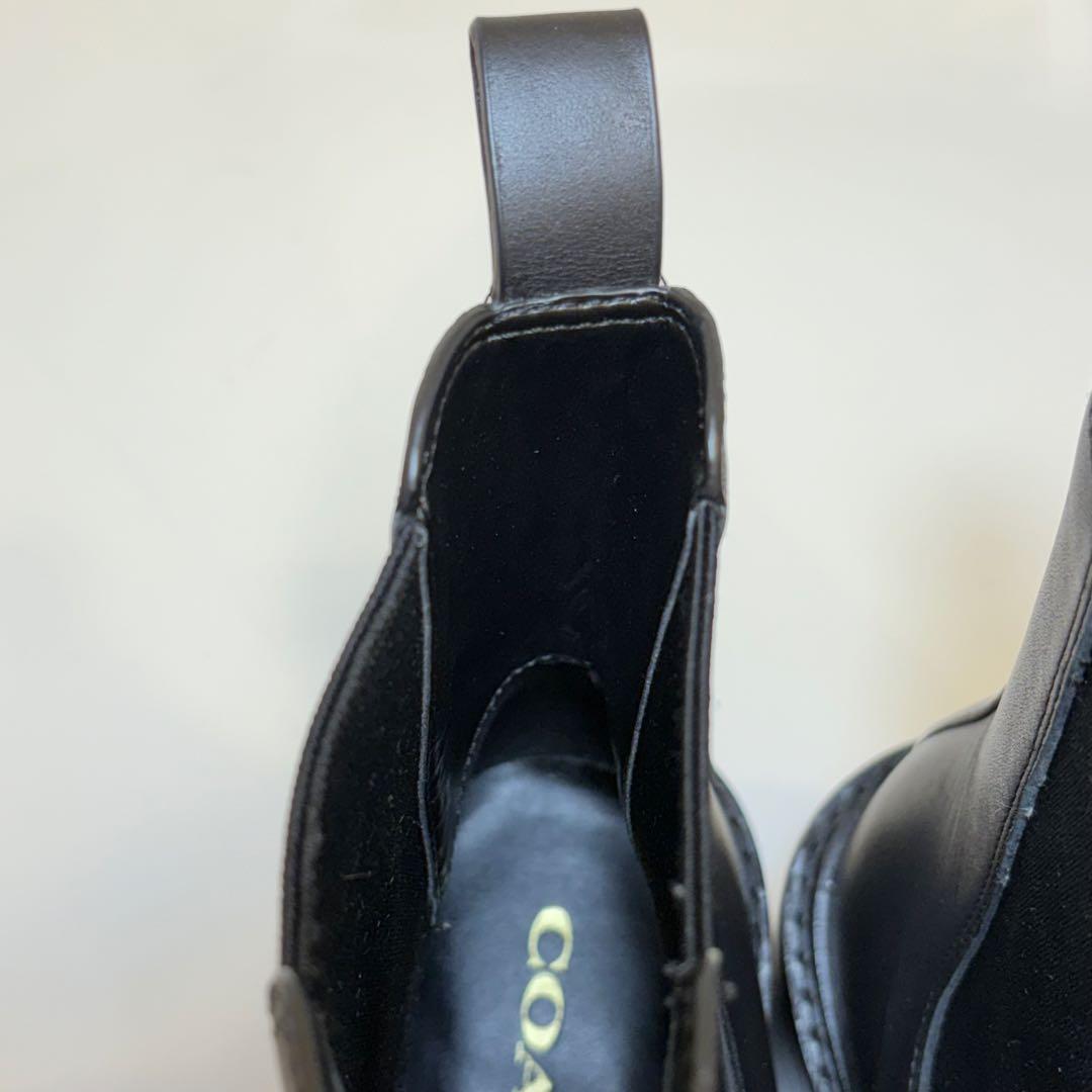 最終値下げ‼️COACH サイドゴアブーツ 高ヒール 23cm