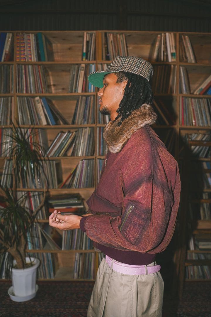 【極美品】BALLSY BROTHERS リバーシブルファーフライトジャケット