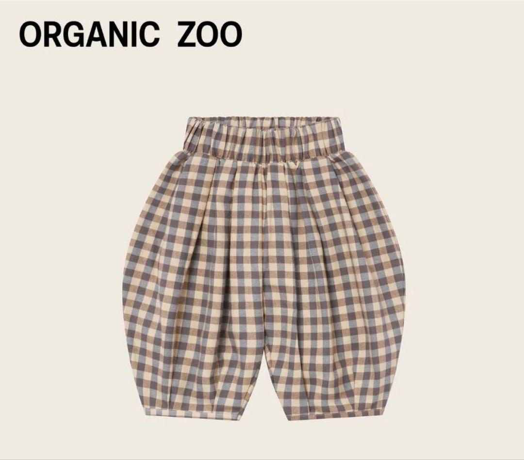 ボトムス organic zoo ShorelineGinghamLodgePants