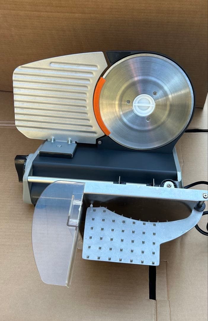 ミナト 家庭用ミートスライサー HMS-220(BK)-V2