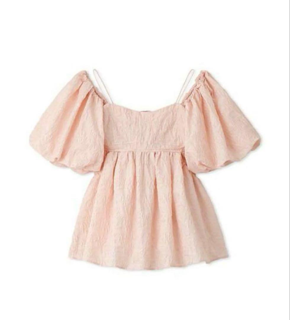 リリーブラウン 3WAYジャガードペプラムビスチェ PNK