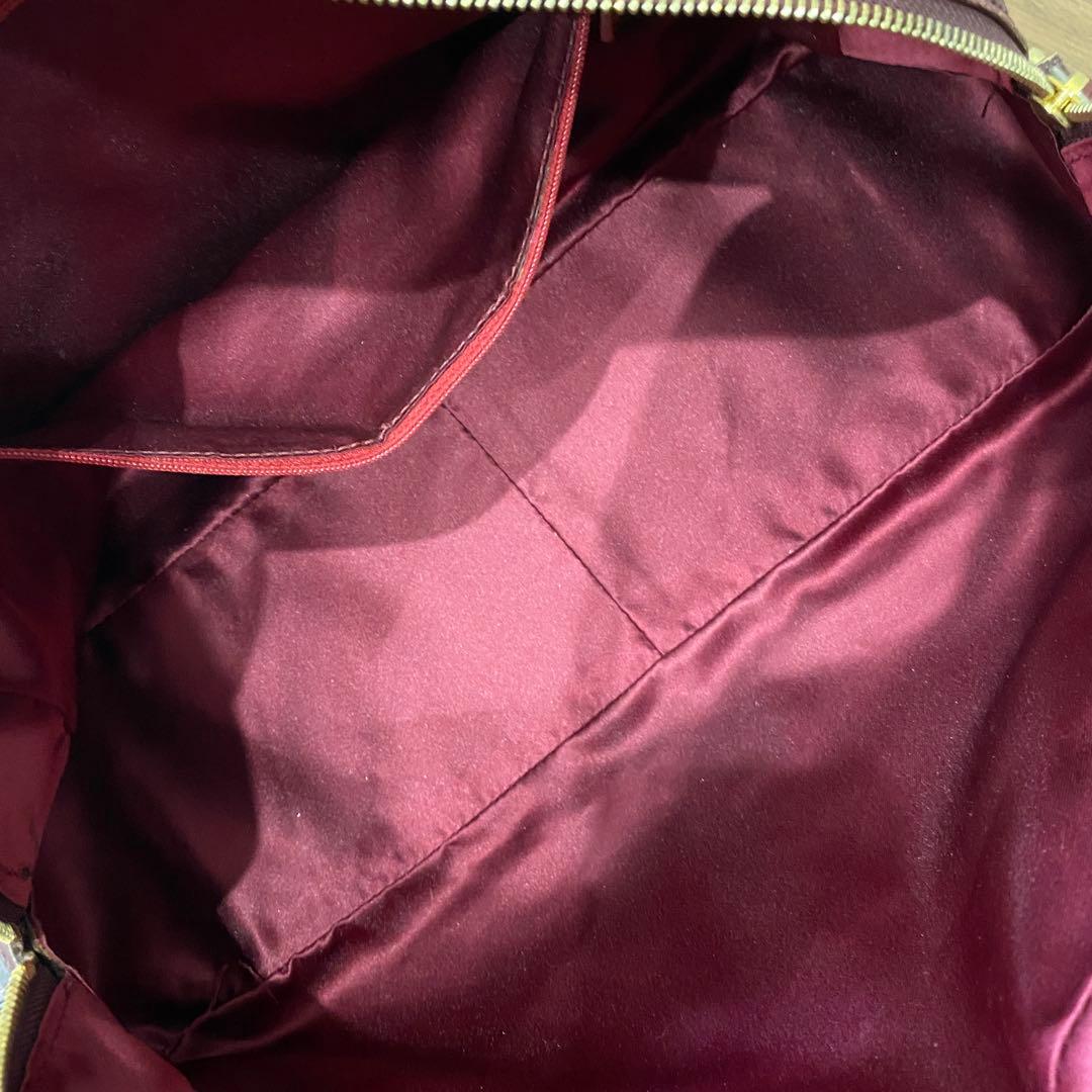 【ETRO】エトロ バーガンディ レザー ハンドバッグ