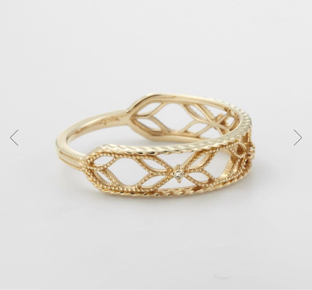 agate K10ダイヤモンドリング 13号（※14号）