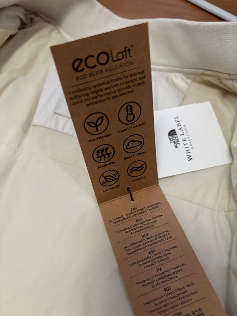 軽量！THE NORTH FACE ホワイト スタジャンMサイズ