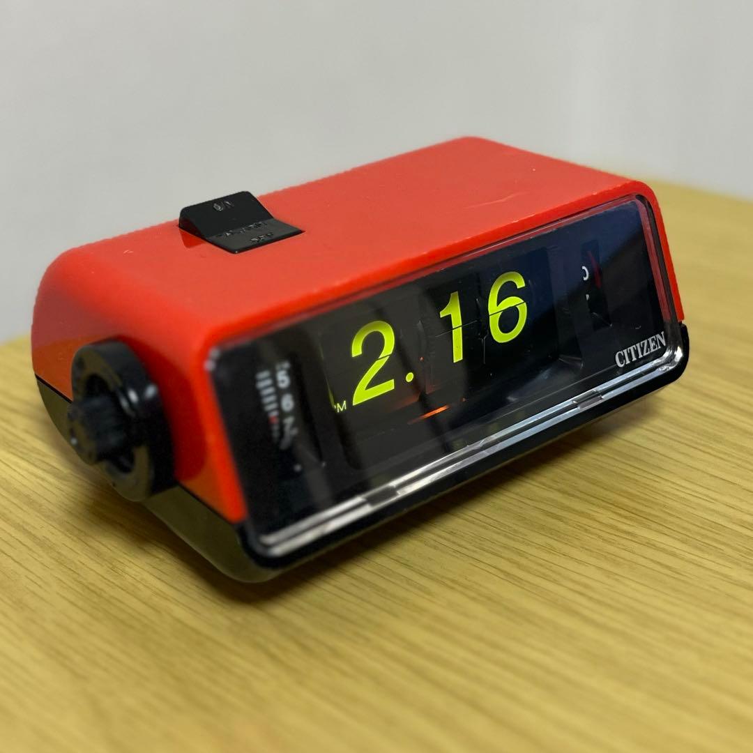 【整備済み動作正常】 お買い得 CITIZEN パタパタ時計ハイリーフ・カーチス