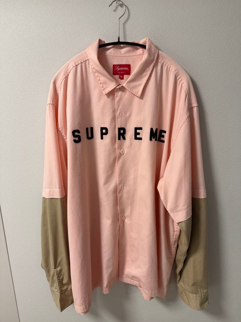 トップス Supreme 20fw 2-Tone Work Shirt XL