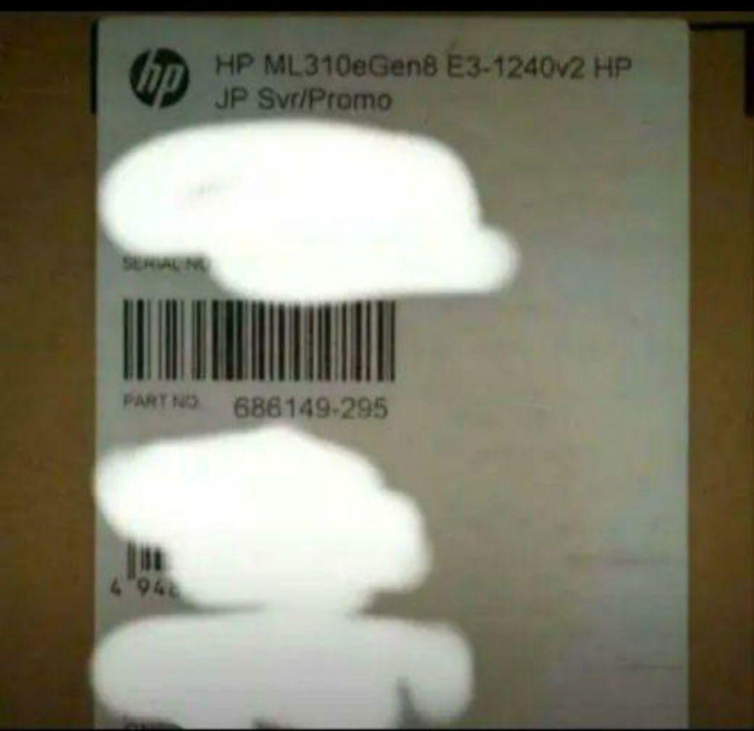 HP ProLiant ML310E Xeon E3-1240v2 i7相当