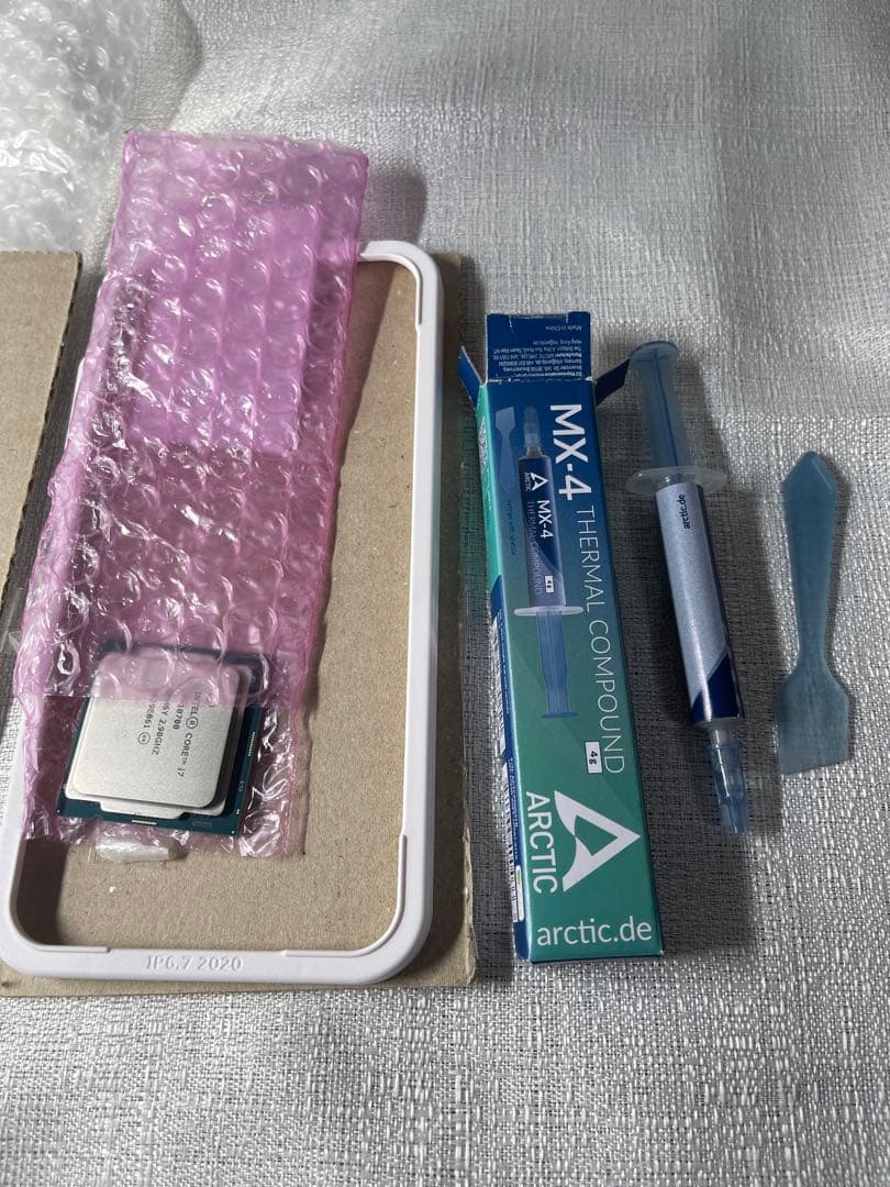 intel Core i7 10700 CPU & グリスWindows11対応