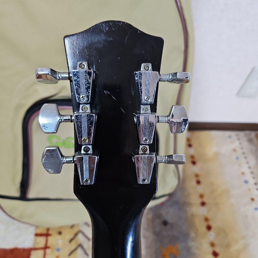 木曽鈴木バイオリンNo.6ピックギター1962年製GAETSCHキグバック付き。