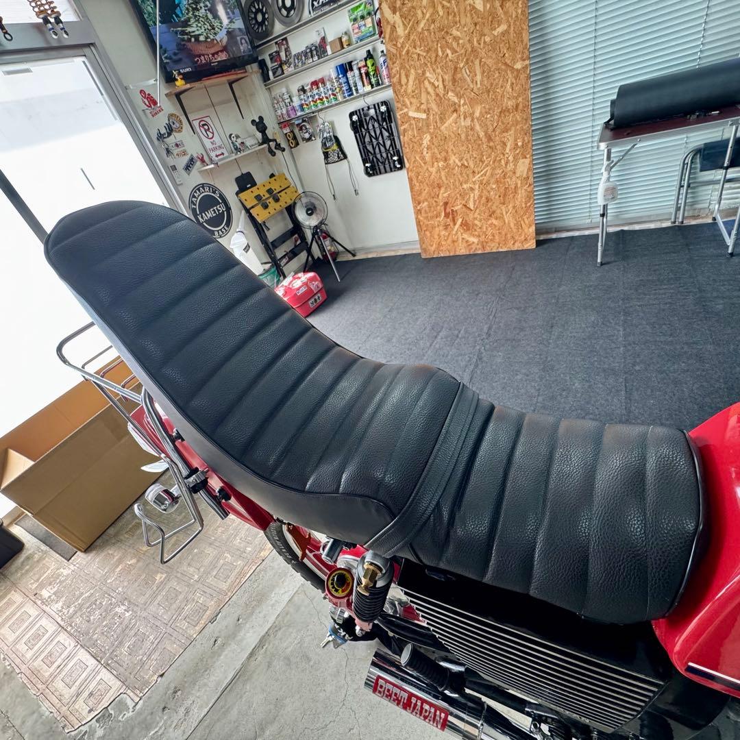 GSX250E GSX400E ザリ 三段 シート チョビ三 チョビサン