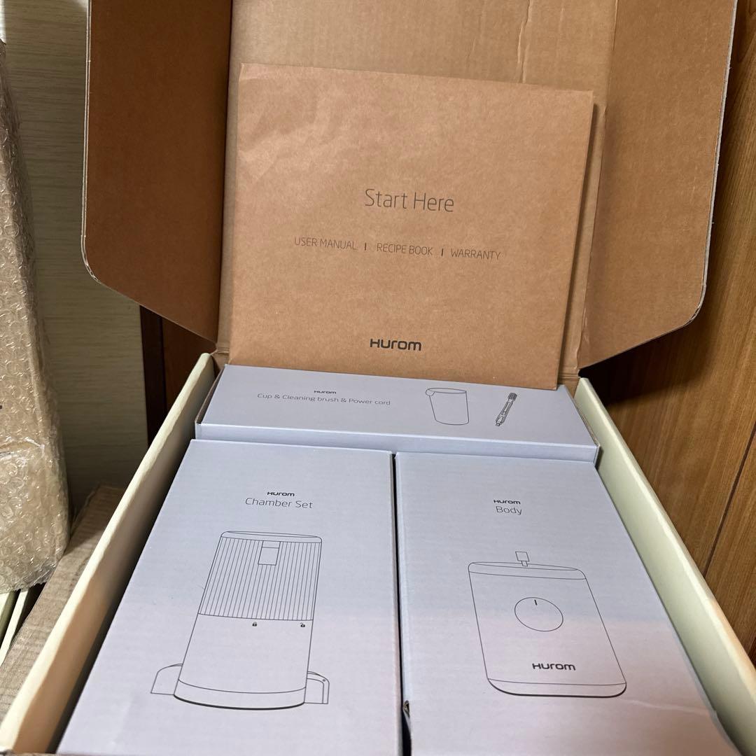 Hurom ジューサー ホワイト スロージューサー H310A ホワイト