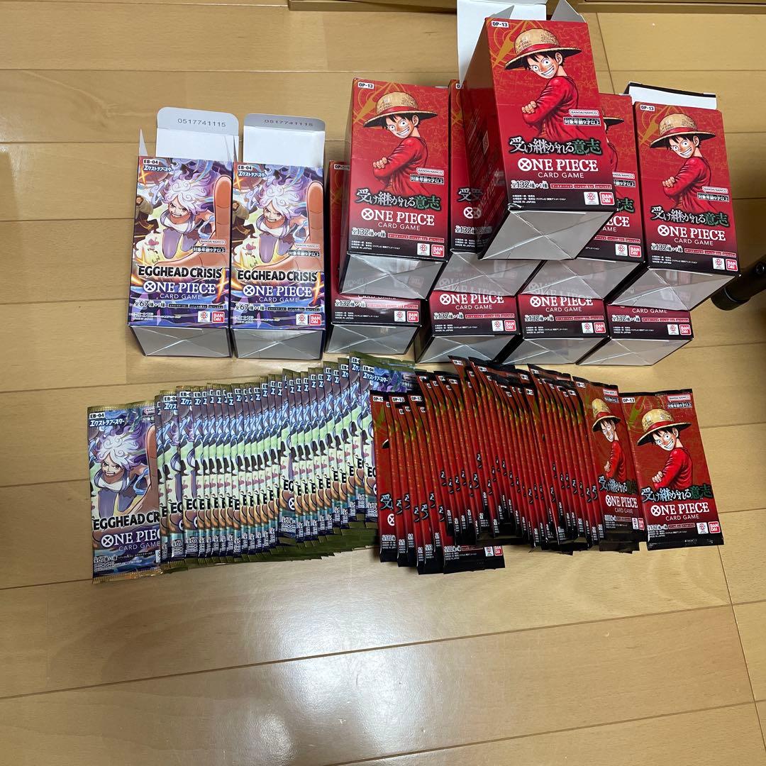 ⚫︎EB-04エッグヘッドクライシス29パック⚫︎OP-13受け継がれる意思35パッ