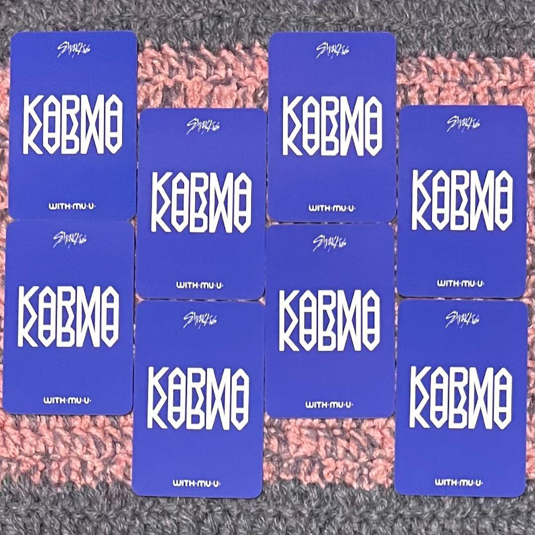 Stray Kids KARMA withmuu 特典 トレカ 8種 コンプ