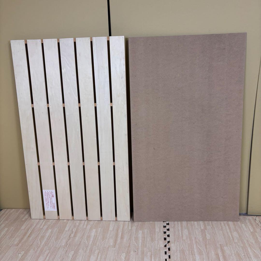 ☆新品に近い☆カトージ　立ちベッド4ポジション　ホワイト　すのこ床板　ハイタイプ