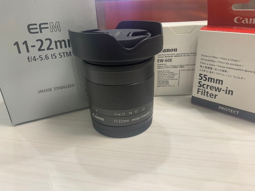 【美品】Canon EOS M3 EVF KIT+18-55mm+11-22mm