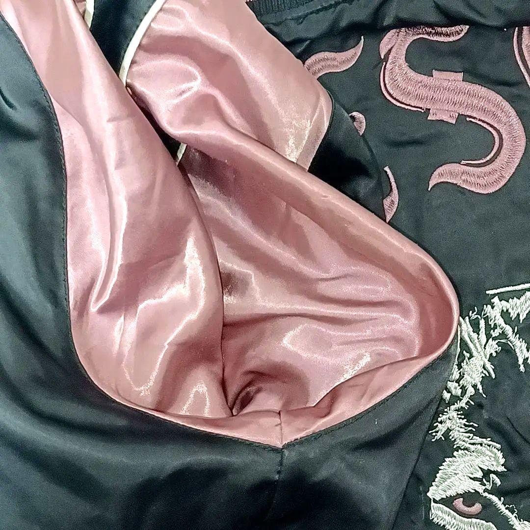 天使てち　美品★DIESEL1978　刺繍　ウルフ　リバーシブルスカジャン