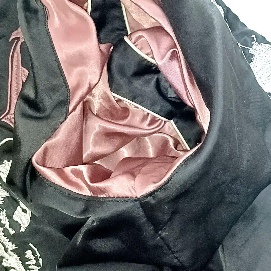 天使てち　美品★DIESEL1978　刺繍　ウルフ　リバーシブルスカジャン