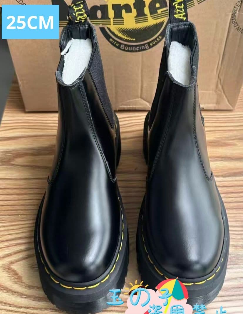 未使用Dr.Martens サイドゴア チェルシーブーツ ブラック25CM