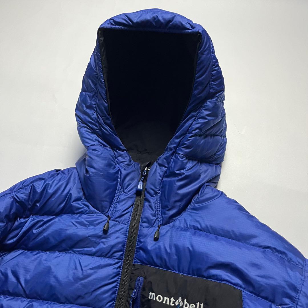 モンベル　コロラドパーカ ブルー ブラック S ダウン パーカー
