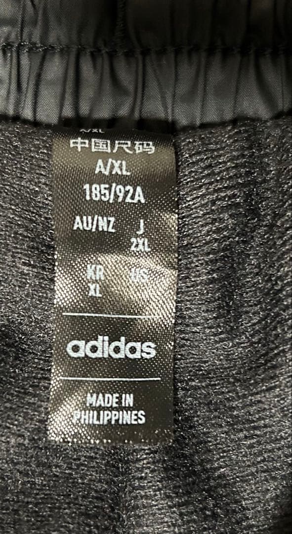 adidas アディダス ウィンドブレーカー パデッド セットアップ 2XL 黒