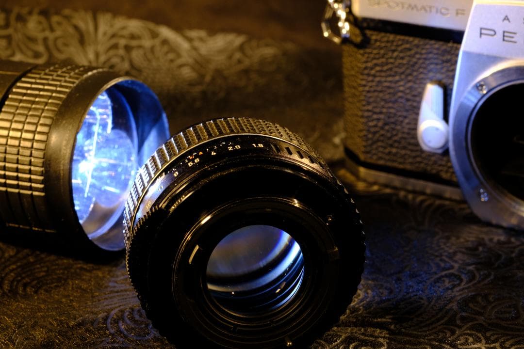 Pentax SPF + SMC 55mm最終 & 105mm 完動品