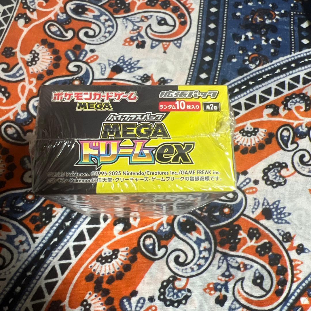 ポケモンカードゲームMEGAドリームex 1ボックス　シュリンク付き　即日発送可