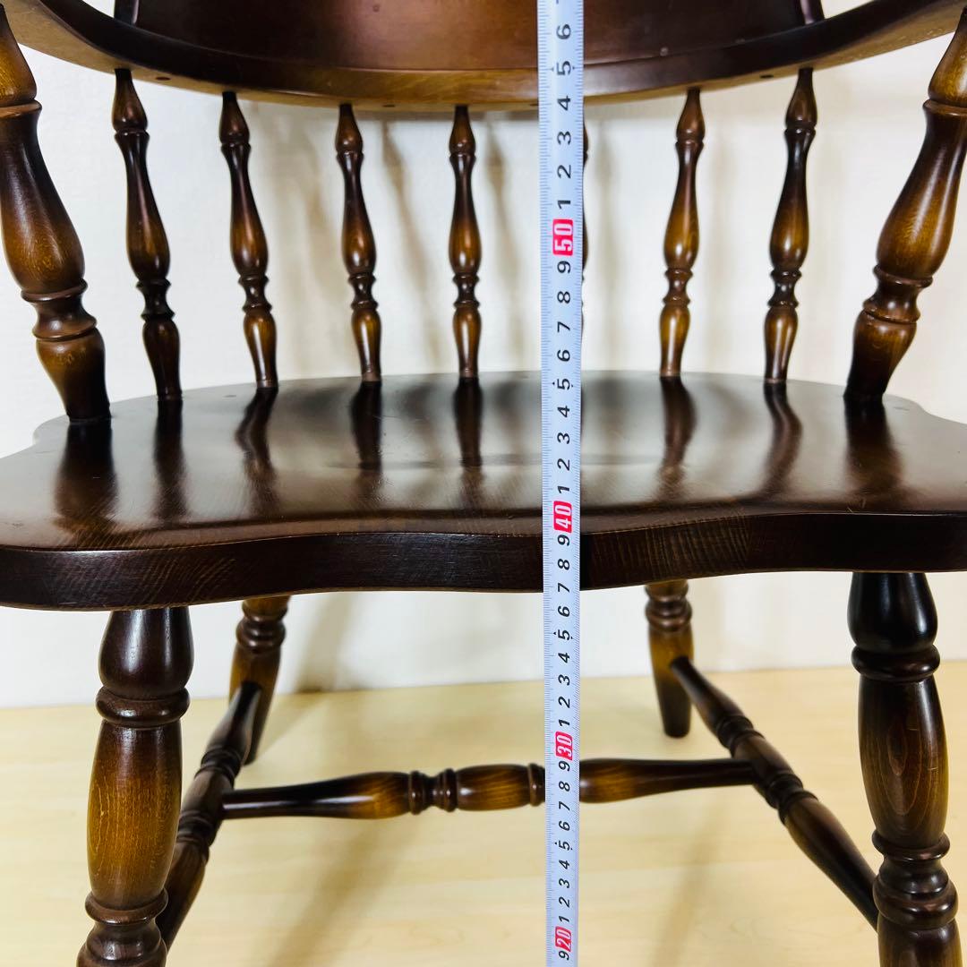 飛騨産業 キツツキ ダイニングチェア アンティーク イス 椅子 アームチェア