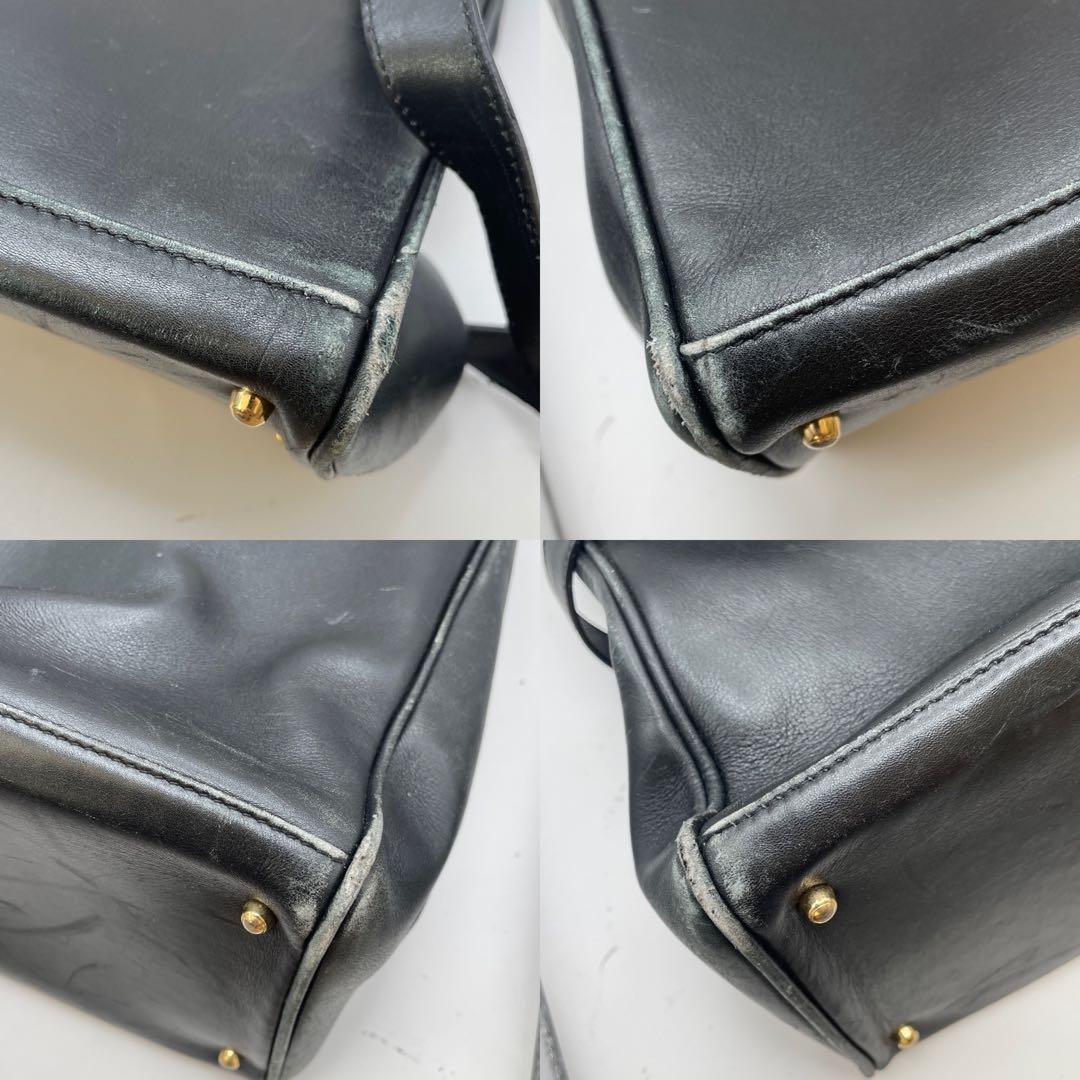 特価✨ GUCCI グッチ バンブー 2way トートバッグ ブラック レザー