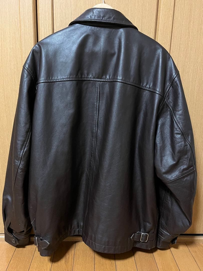 00s oldgap レザージャケット　ダークブラウン　XL