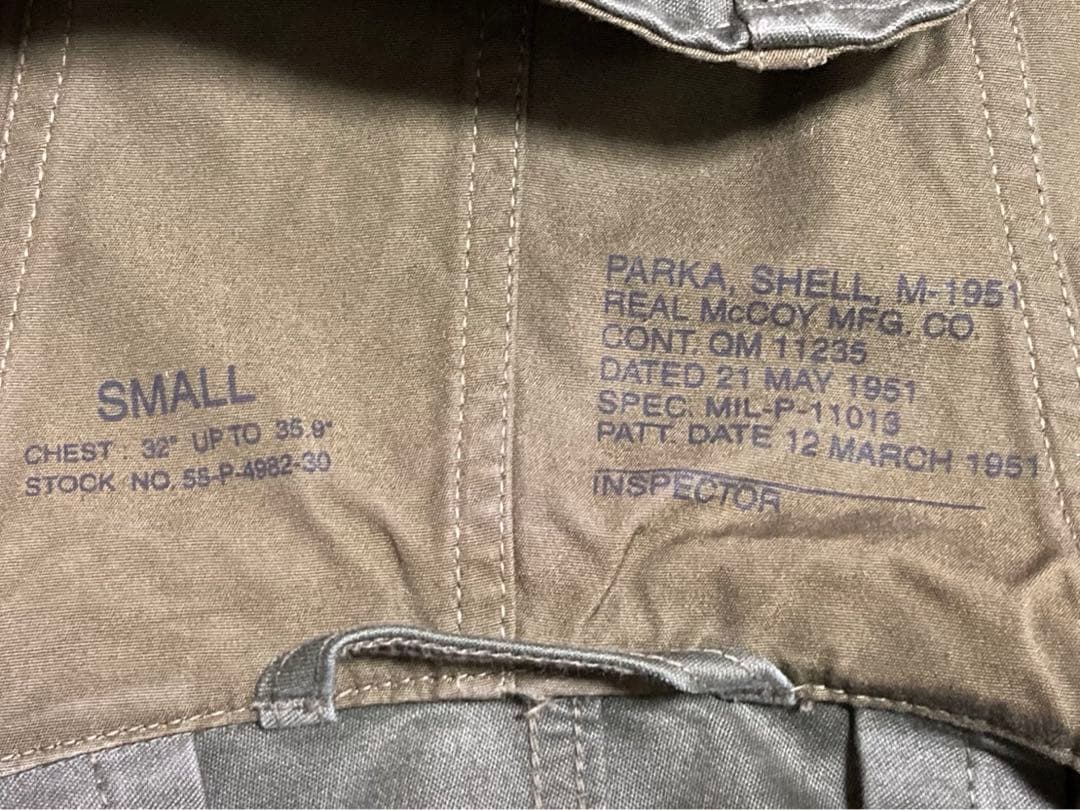 THE REAL McCOY'S リアルマッコイズ M-51 フィッシュテール