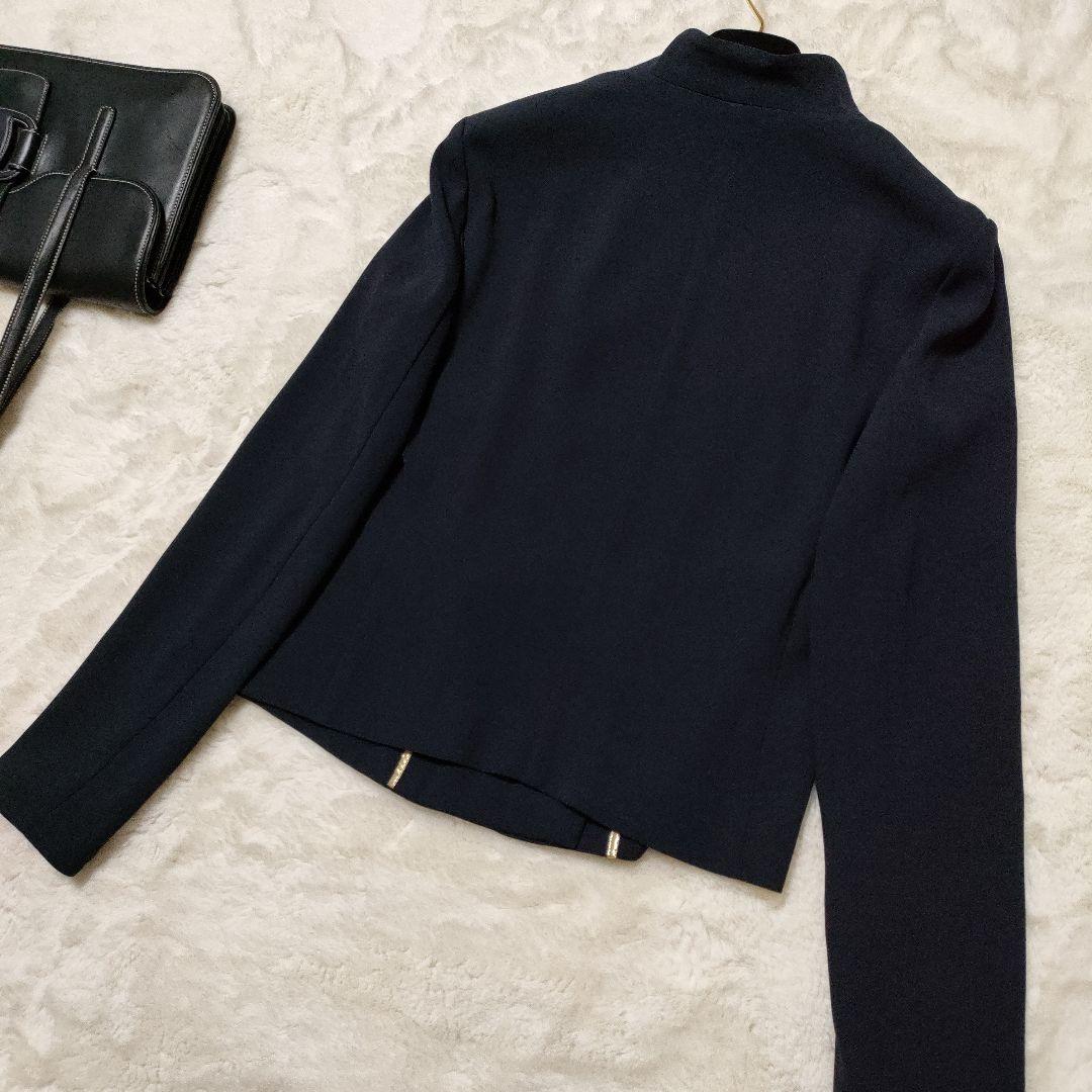 美品　beige, 　ベイジ　スーツ　セットアップ　ネイビー　ストレッチ