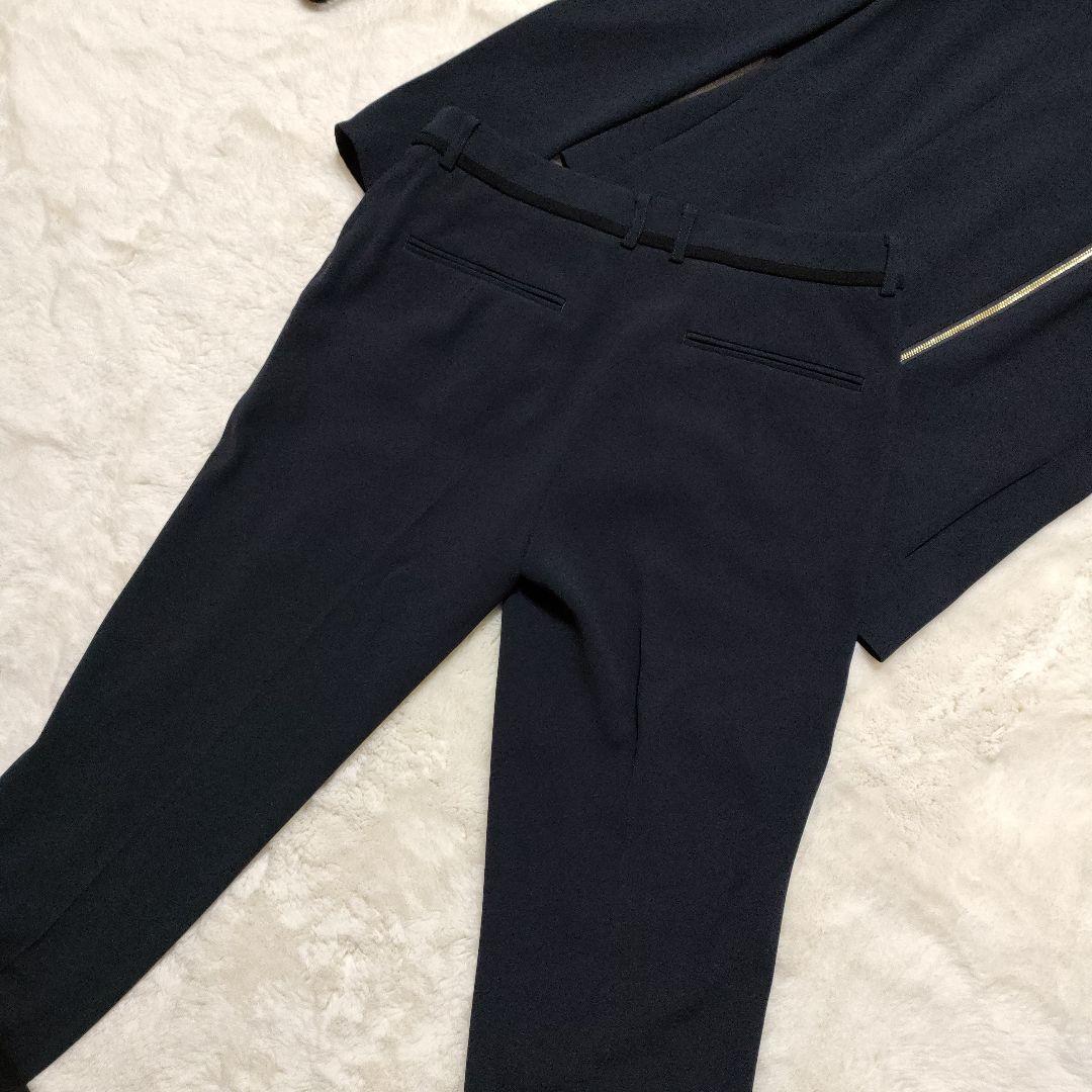 美品　beige, 　ベイジ　スーツ　セットアップ　ネイビー　ストレッチ