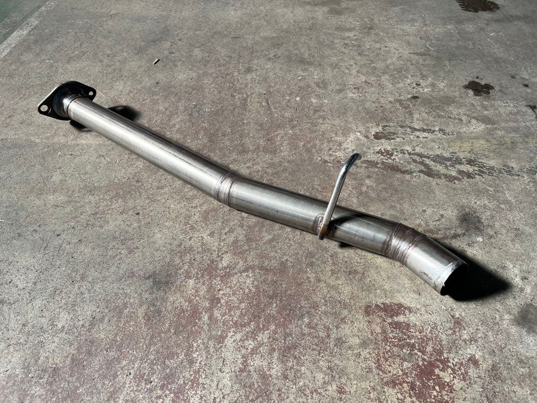 マツダ RX-8用か？ ジャンク品 ワンオフマフラー メーカー不明