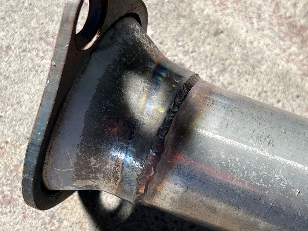 マツダ RX-8用か？ ジャンク品 ワンオフマフラー メーカー不明