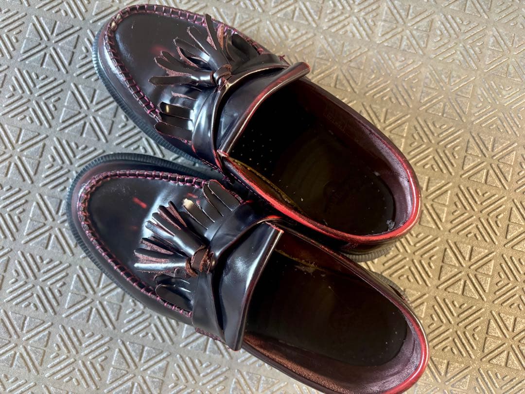 Dr.Martensドクターマーチン タッセルローファー RED 24cm