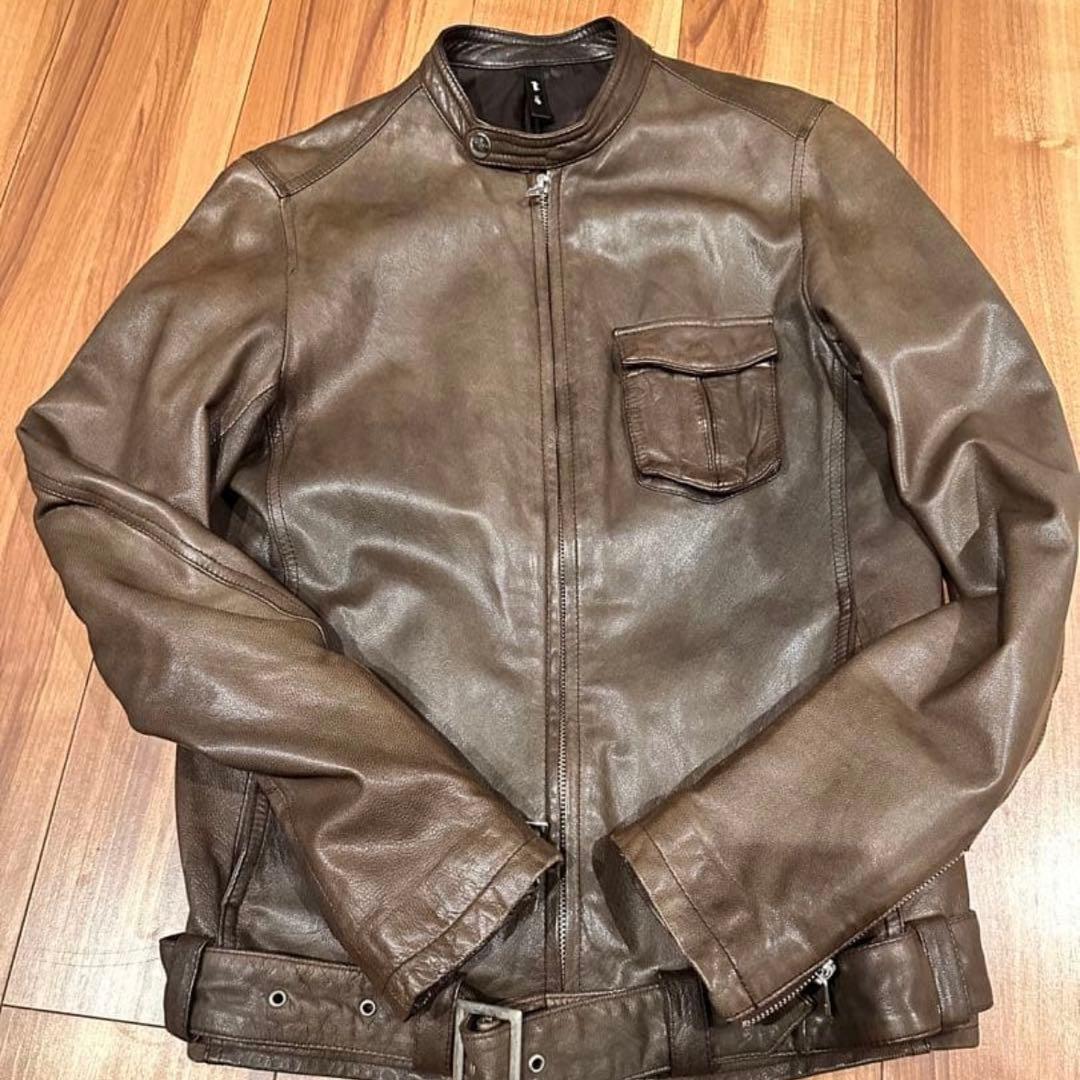 グラム glamb レザージャケット 革ジャン ライダース 古着