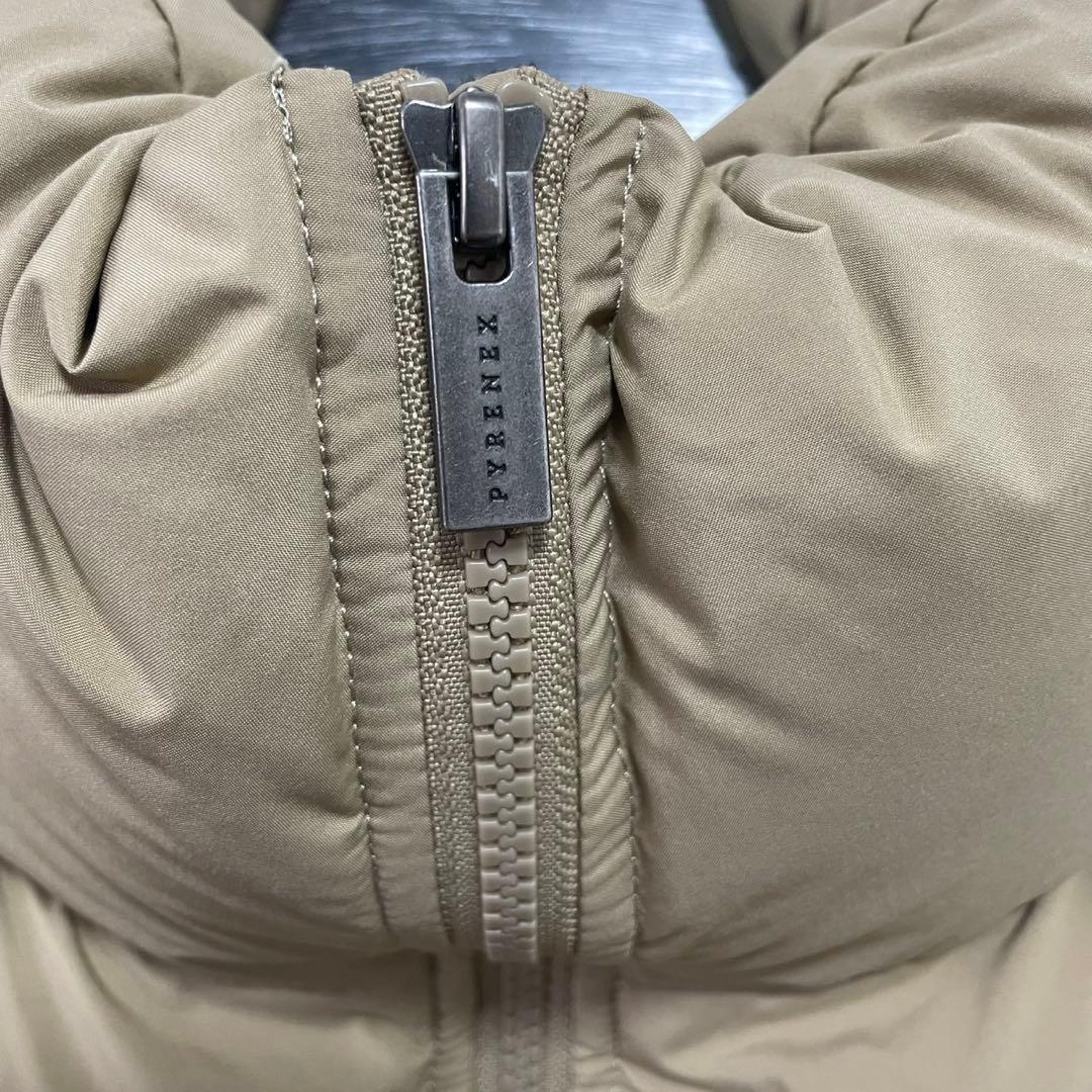 美品 PYRENEXピレネックスBARROW ダウンコート ベージュ 34