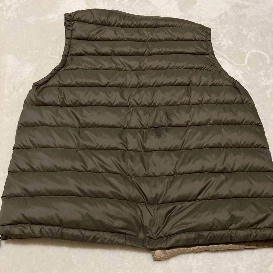 DANTON ダウンベスト オリーブ色★ほぼ未使用