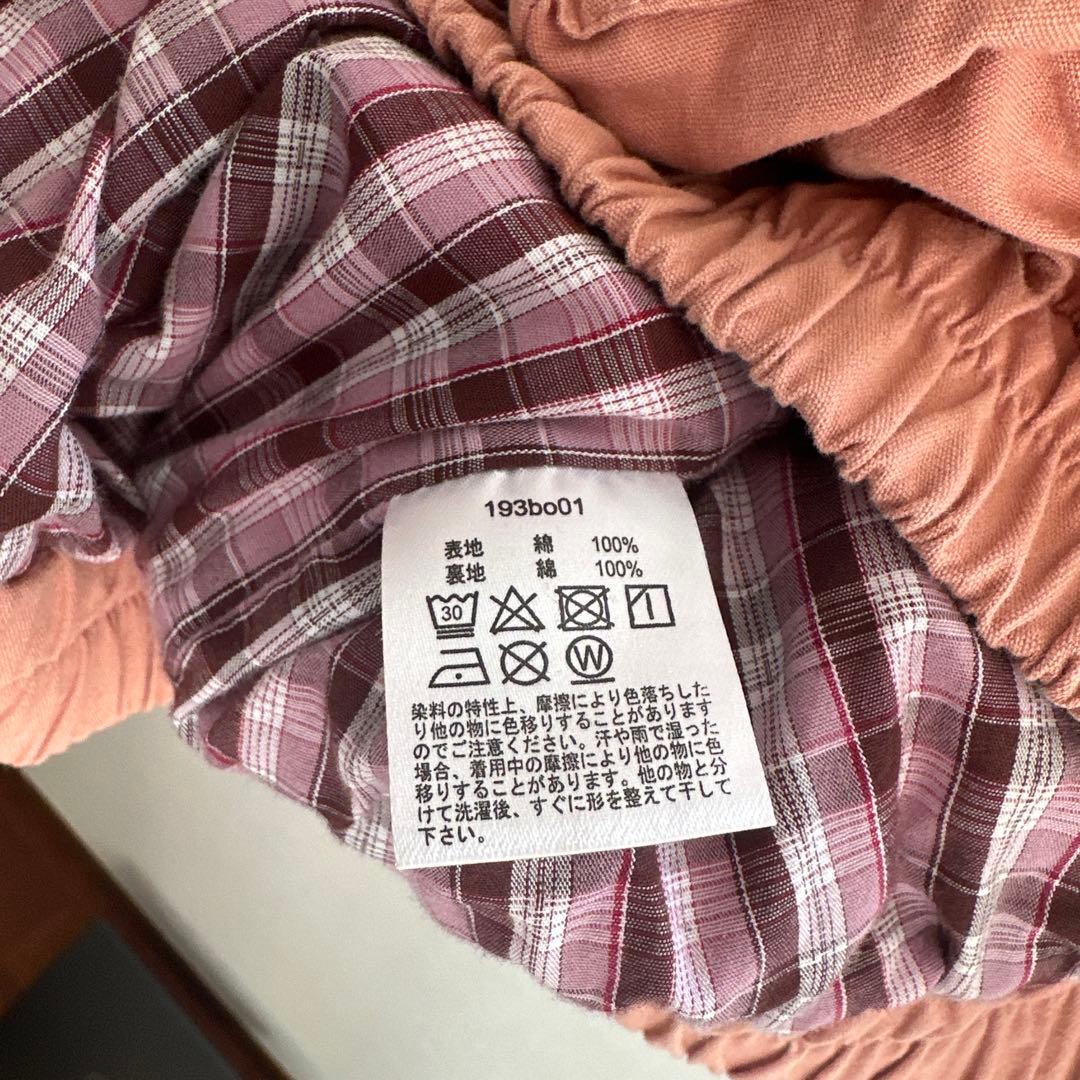 BOTT フード付きピンクアウター(コットン素材)