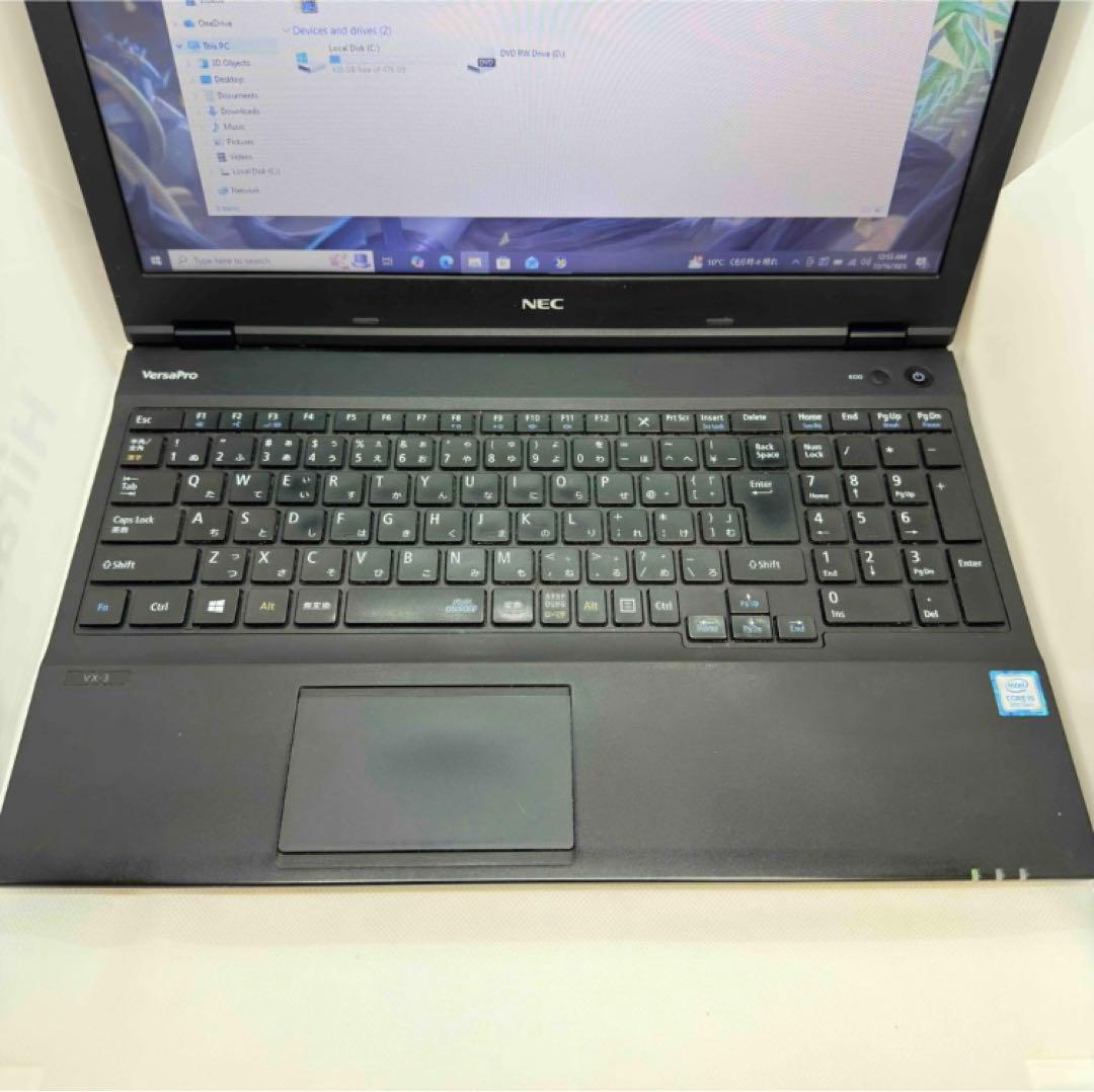 Windowsノート本体 NEC VersaPro Core i5 / 8GB / SSD 512GB