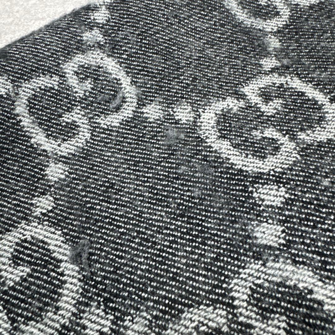 GUCCI グッチ GG柄 リバーシブル マフラー ストール ショール