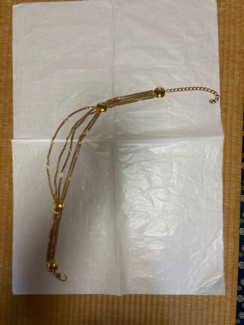 GUCCI グッチ ヴィンテージ チェーンベルト ゴールド GGロゴ 刻印有