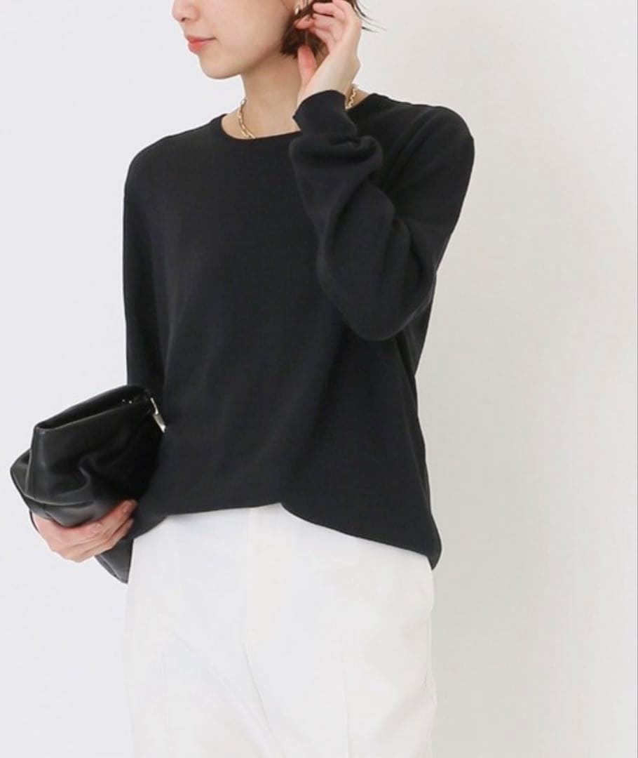 ★美品★EVERYDAY I LIKE ドゥーズィエムクラスカシミア混BK