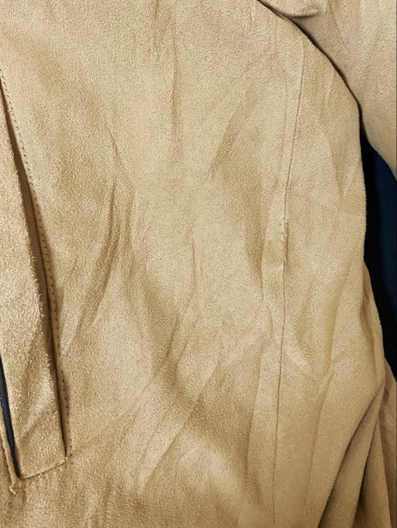 90s weather proofリバーシブル レザージャケット　黒　短丈