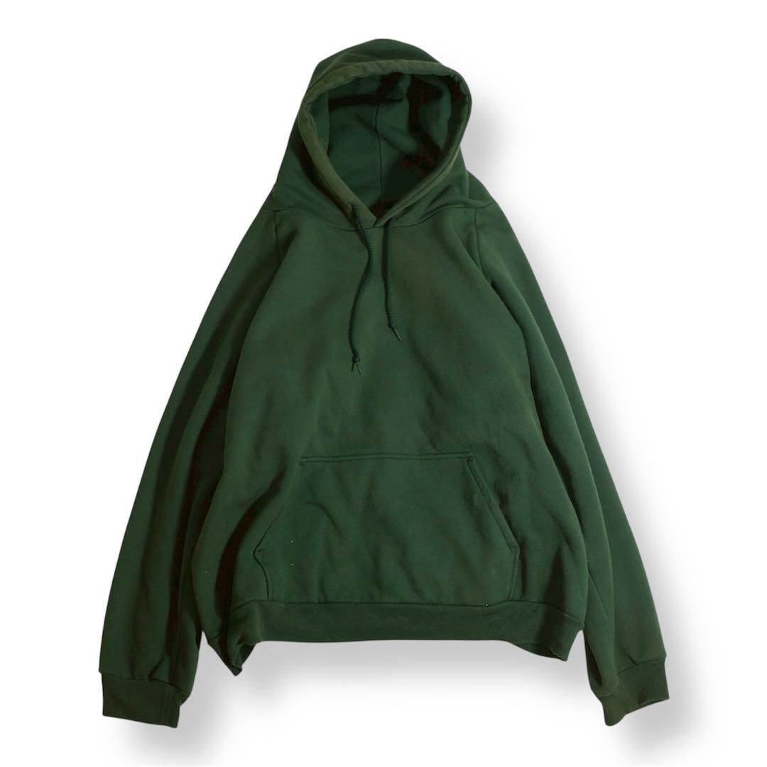 Camber USA製 チルバスター パーカー XL 緑 ワッフル グリーン