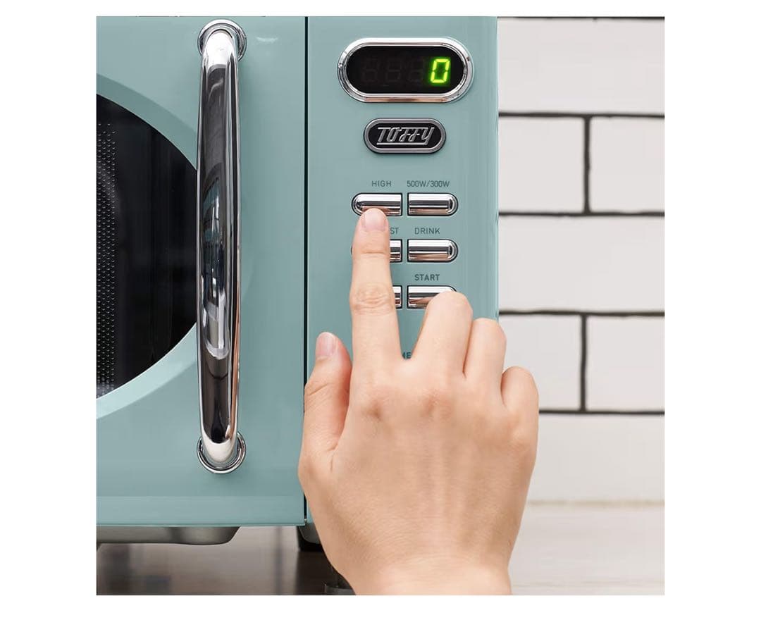 LADONNA Toffy 電子レンジ ライトブルー