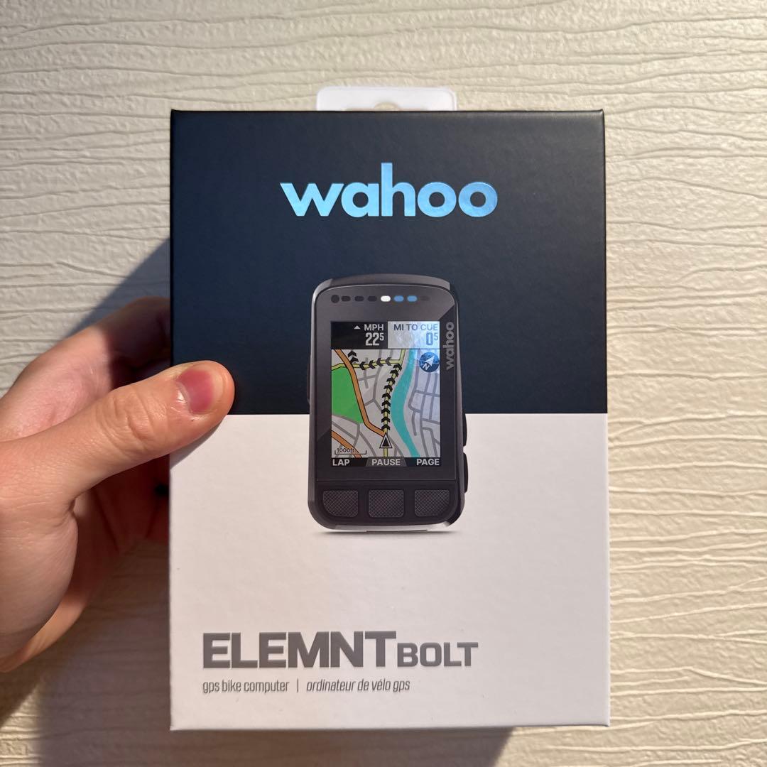 【新品・未使用】Wahoo ELEMNT BOLT ワフー ボルト サイコン