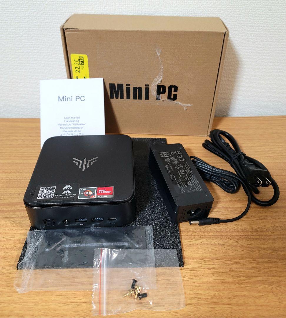 NIPOGI ミニpc AMD Ryzen 7 5825U 16GB 512GB