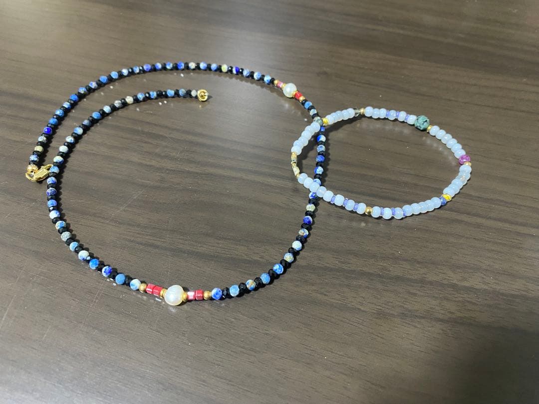 【定価4.7万】j alxndra ネックレス&ブレスレット セット ターコイズ