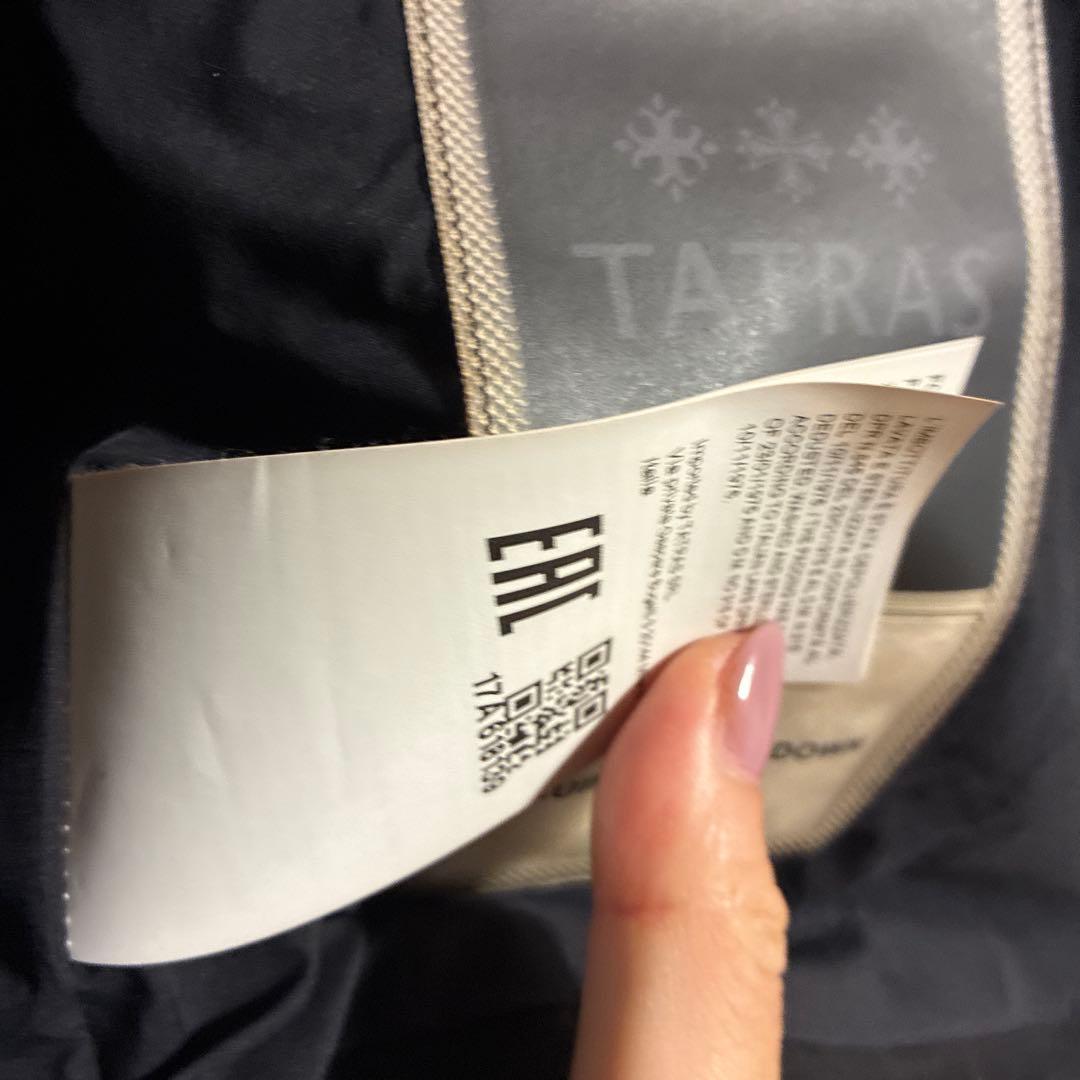 TATRAS ヴァレナブラック ダウンジャケット ファー付き